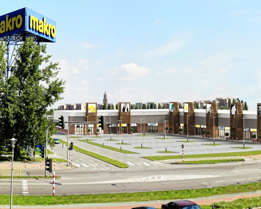 Projekt centrum handlowego