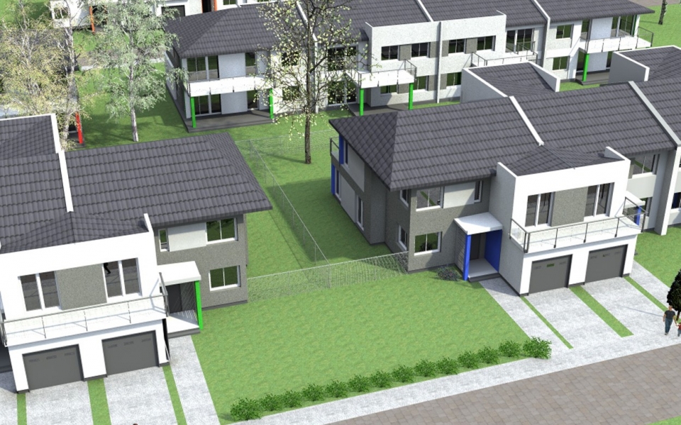 Projekt osiedla Podchorążych Łódź