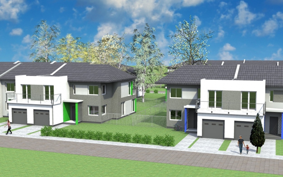 Projekty osiedli domów jednorodzinnych