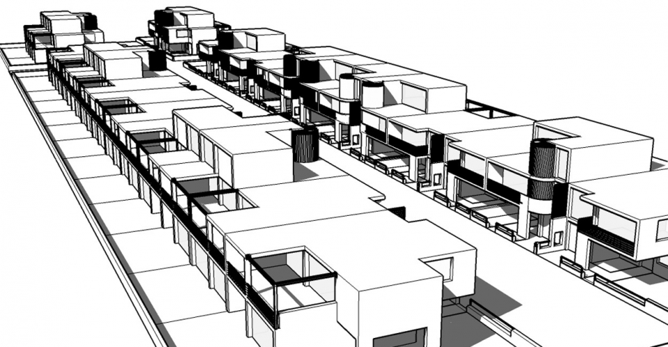 Projekt osiedla Pustynna Łódź