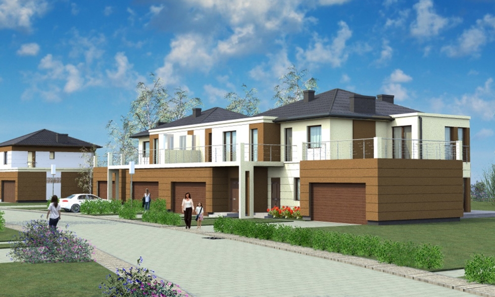 Projekty osiedli domów jednorodzinnych