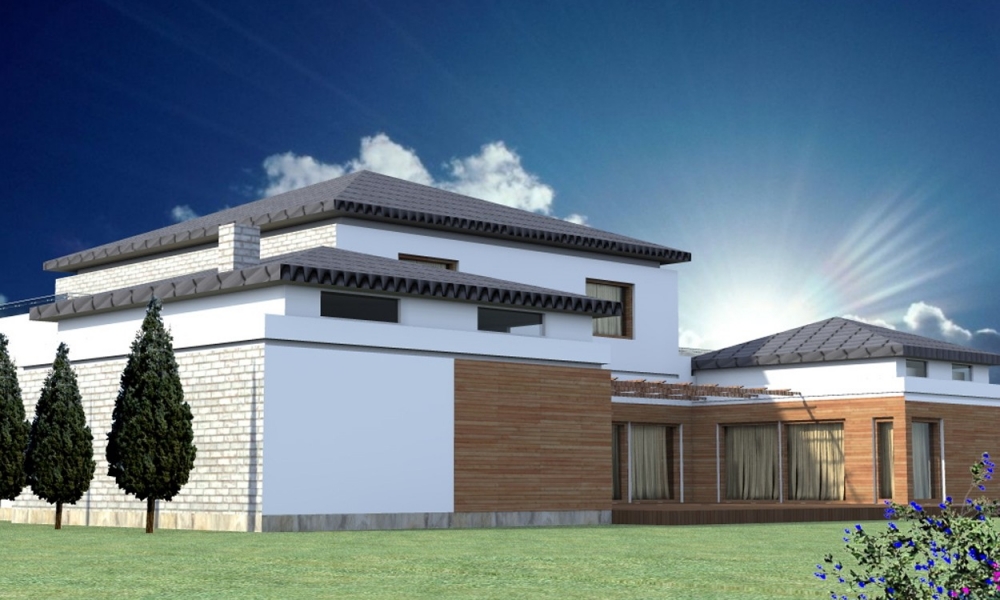 Projekt osiedla domów Łódź