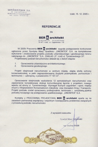 NAJWAŻNIEJSZE REALIZACJE I PROJEKTY